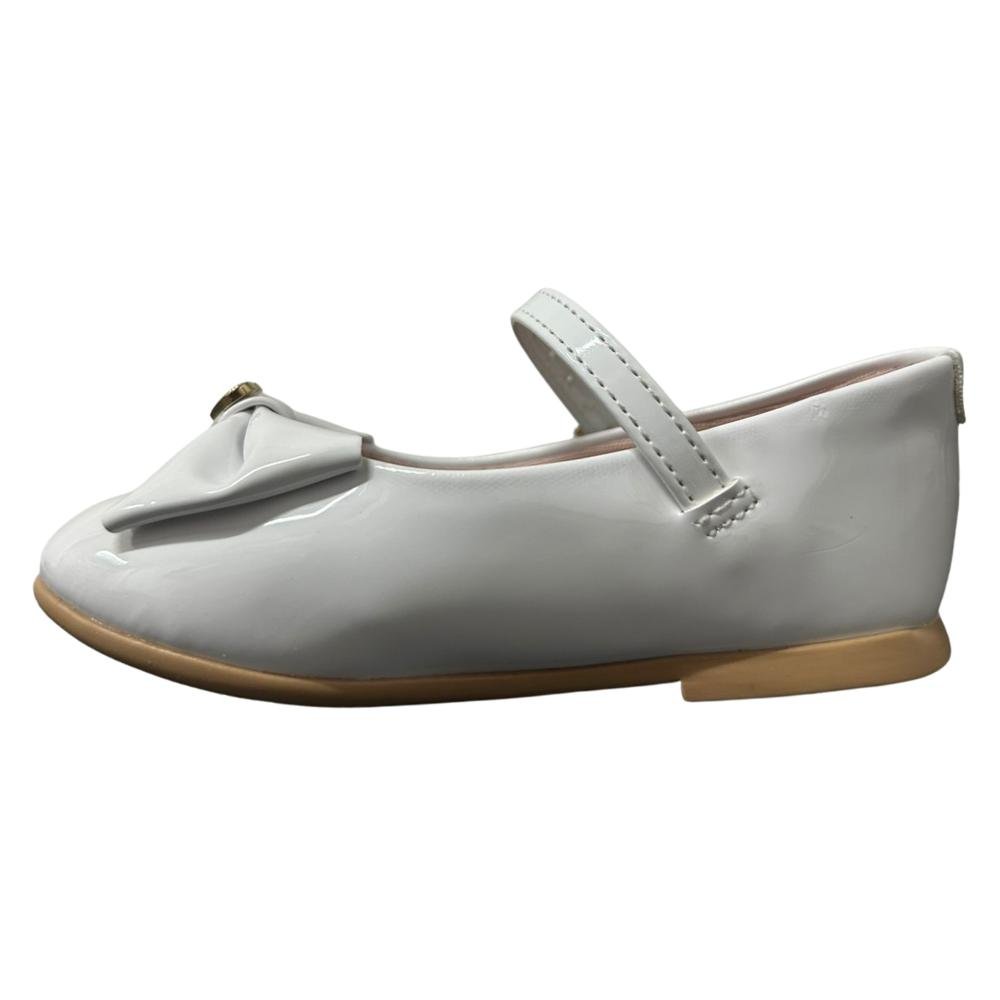 SAPATO MINI SUA CIA FIVELA REF:7036.00742 MENINA Branco 2