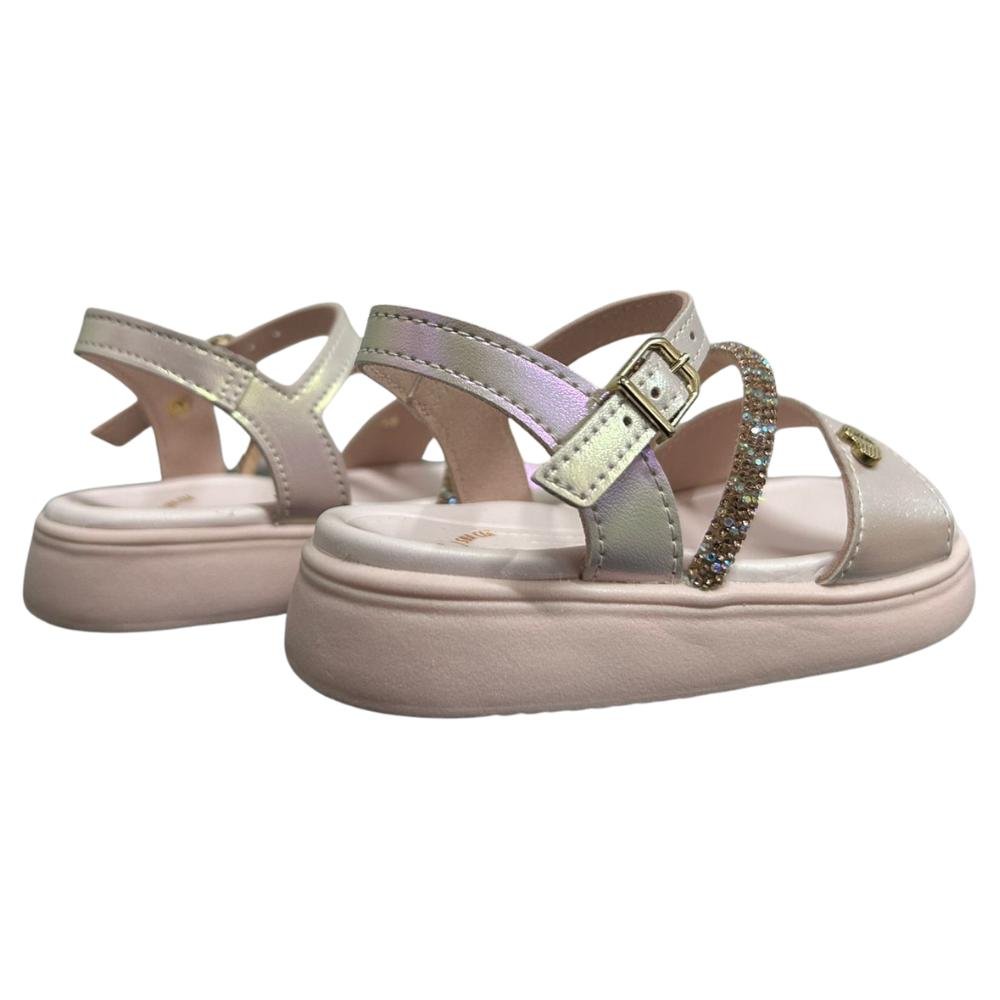 SANDÁLIA MINI SUA CIA STRASS REF:7051.00721 MENINA Bege 4
