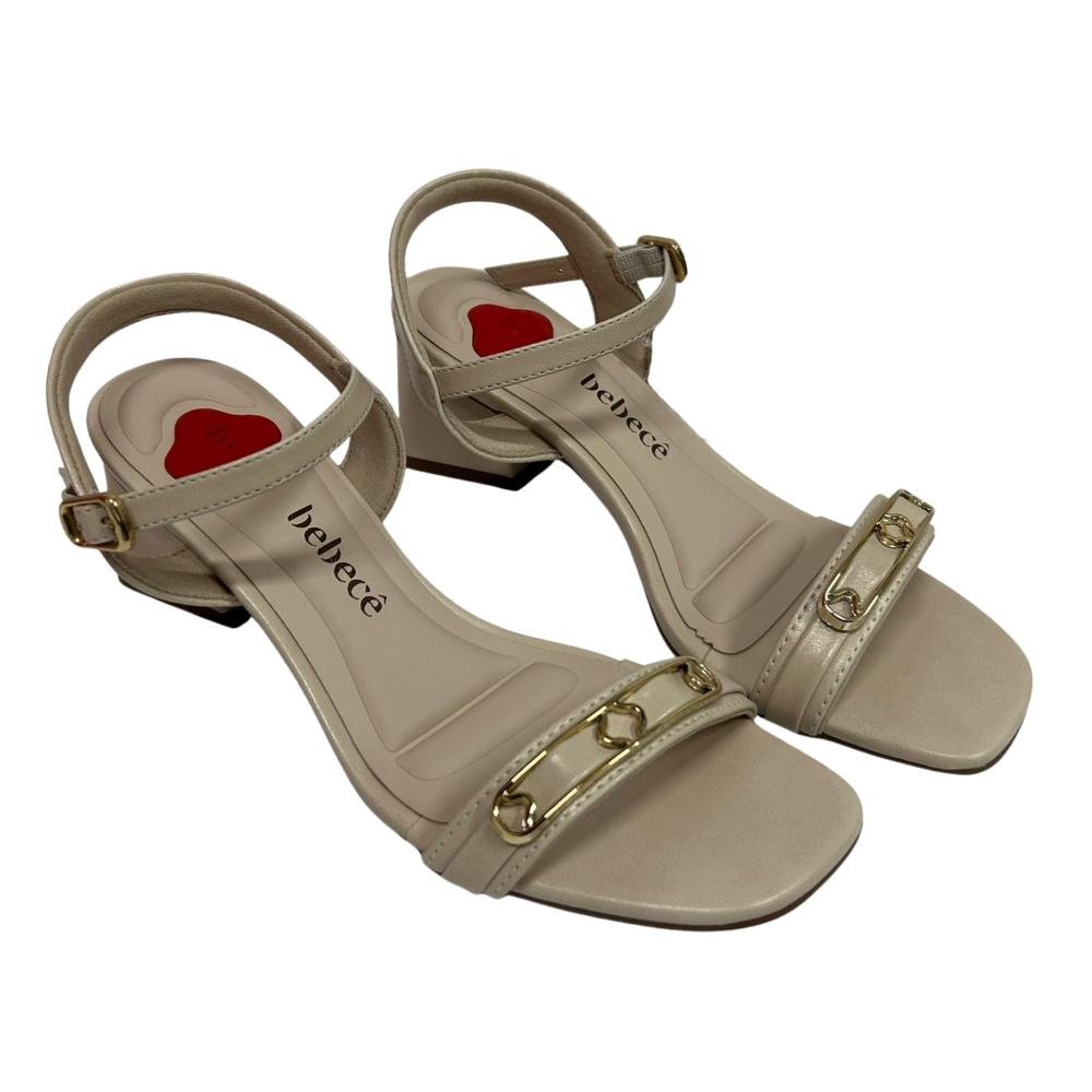 SANDÁLIA BEBECÊ FIVELA REF:T5290-086 FEMININO Bege 3