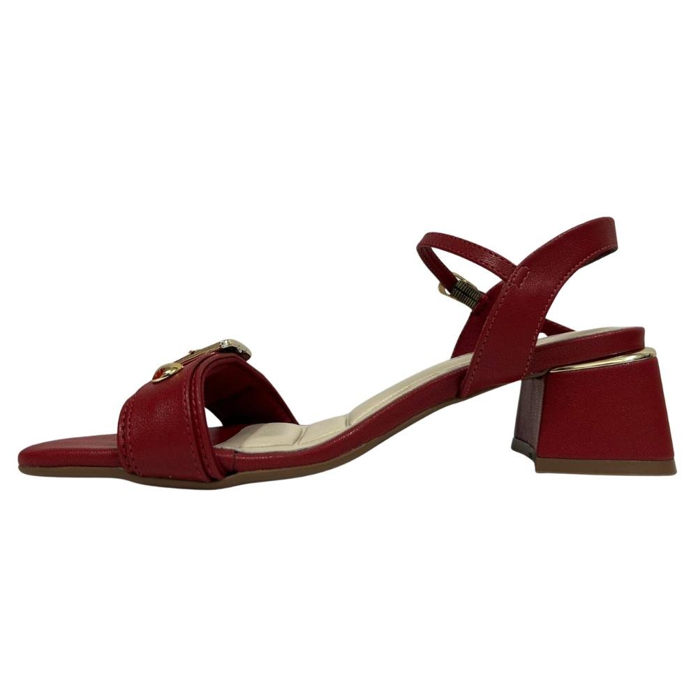 SANDÁLIA BEBECÊ SALTO MÉDIO REF:T5240-151 FEMININO Vermelho 2