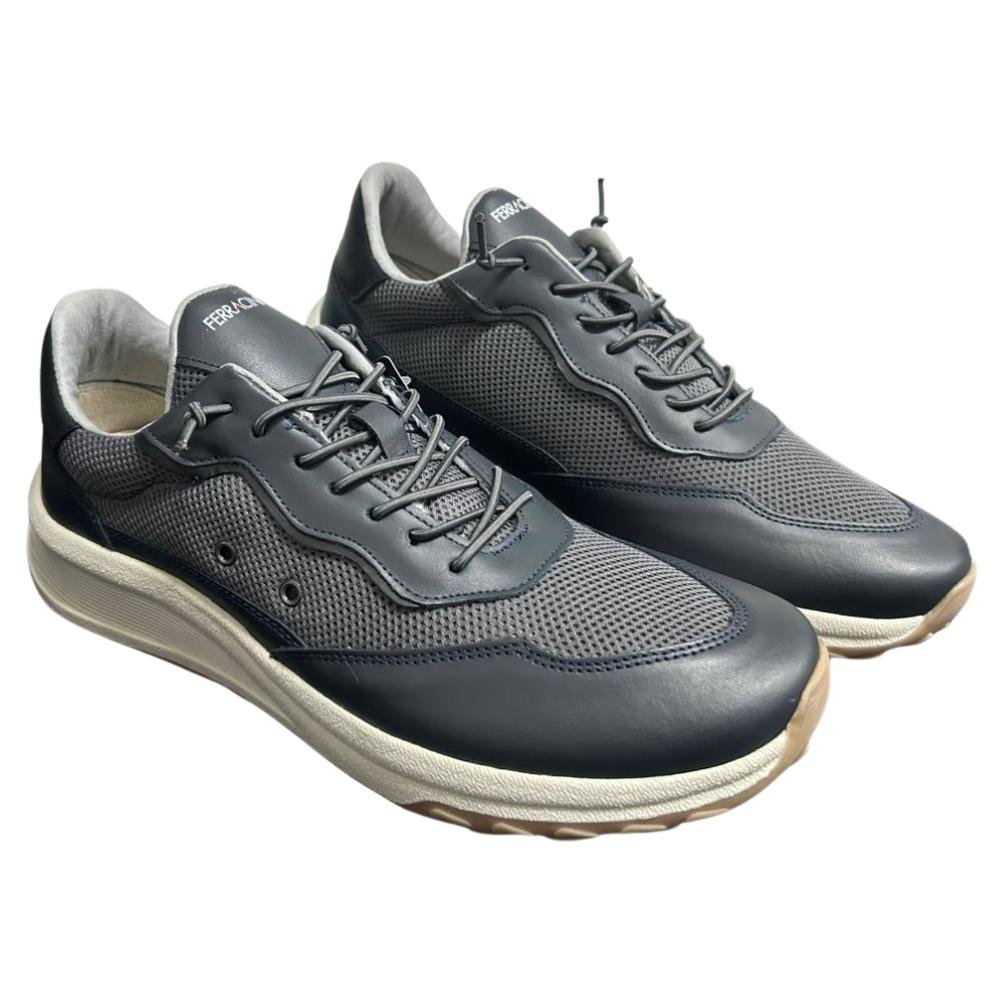 SAPATÊNIS FERRACINI DUCATI CALCE FÁCIL REF:1690 MASCULINO Cinza 3