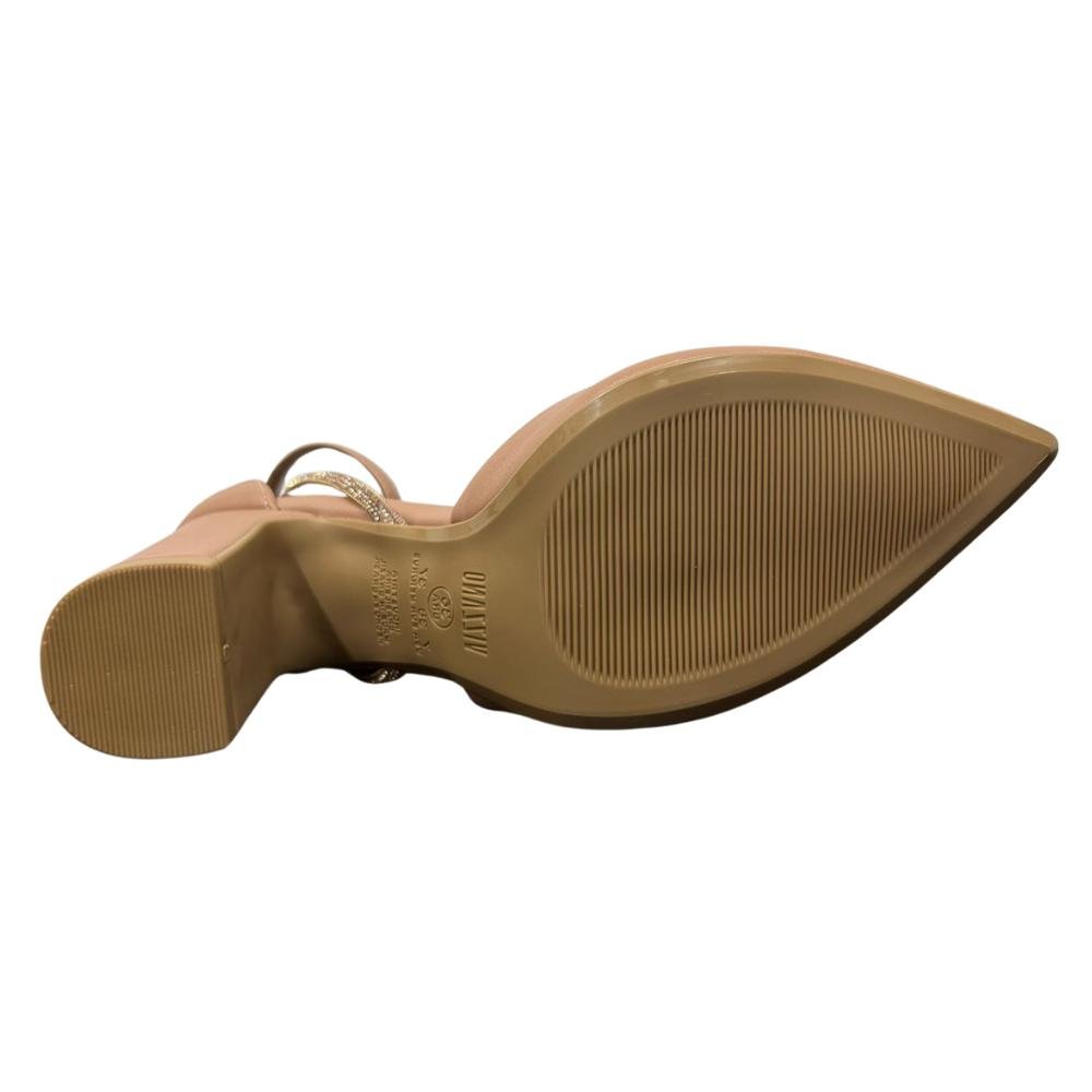 SAPATO VIZZANO SALTO BLOCO REF:1285.449 FEMININO Bege 5