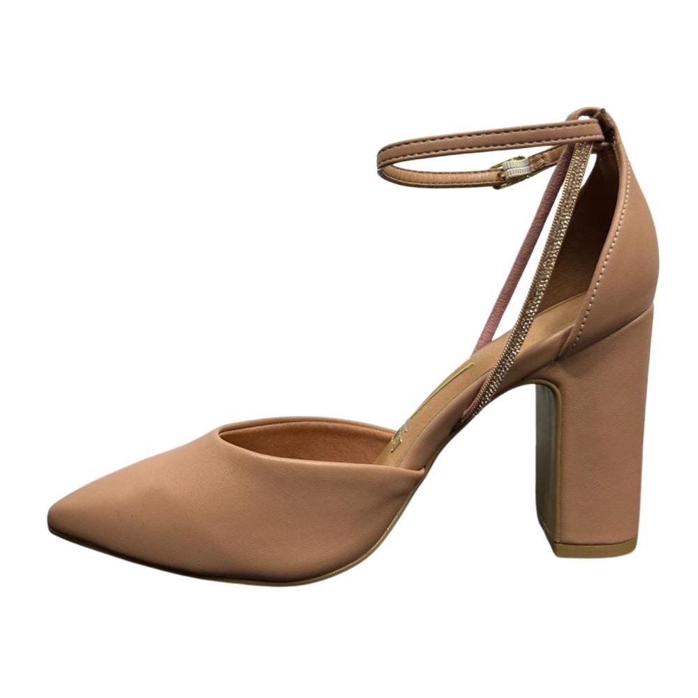 SAPATO VIZZANO SALTO BLOCO REF:1285.449 FEMININO Bege 2