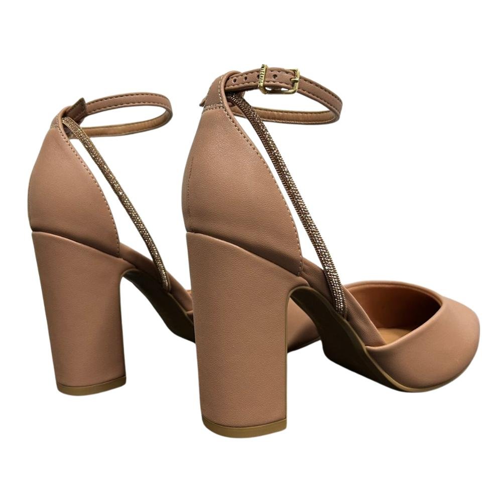 SAPATO VIZZANO SALTO BLOCO REF:1285.449 FEMININO Bege 4