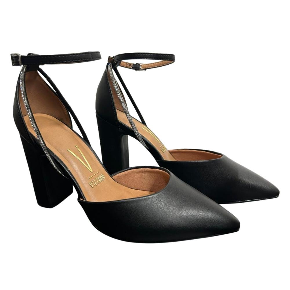 SAPATO VIZZANO SALTO BLOCO REF:1285.449 FEMININO Preto 3