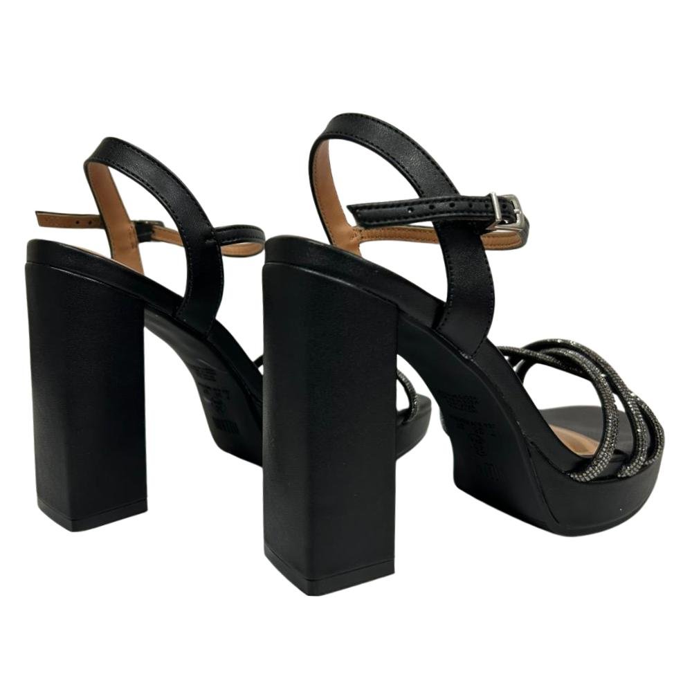 SANDÁLIA VIZZANO SALTO BLOCO REF:6551.105 FEMININO Preto 4