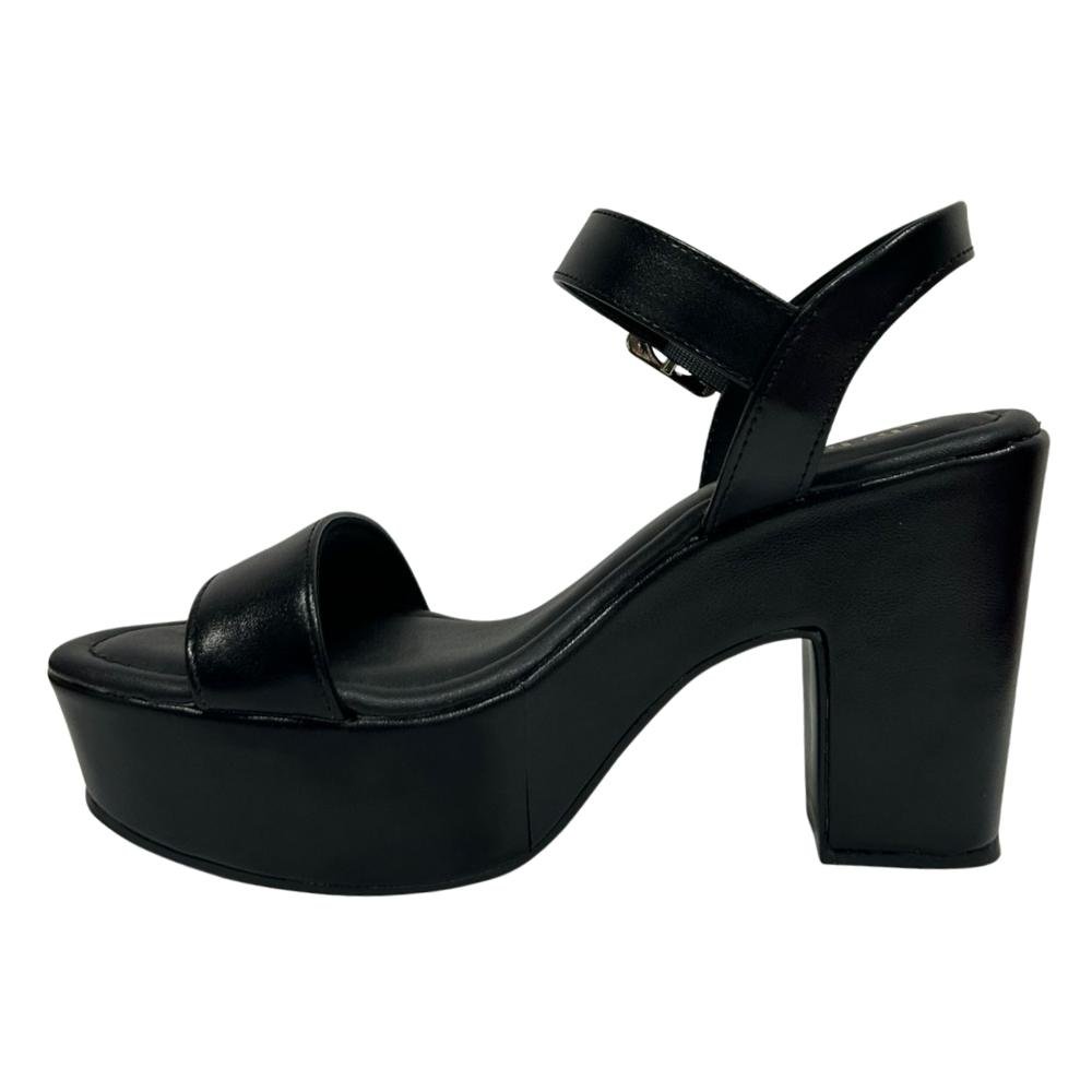 SANDÁLIA BEBECÊ SALTO MÉDIO REF:T5118-188 FEMININO Preto 2