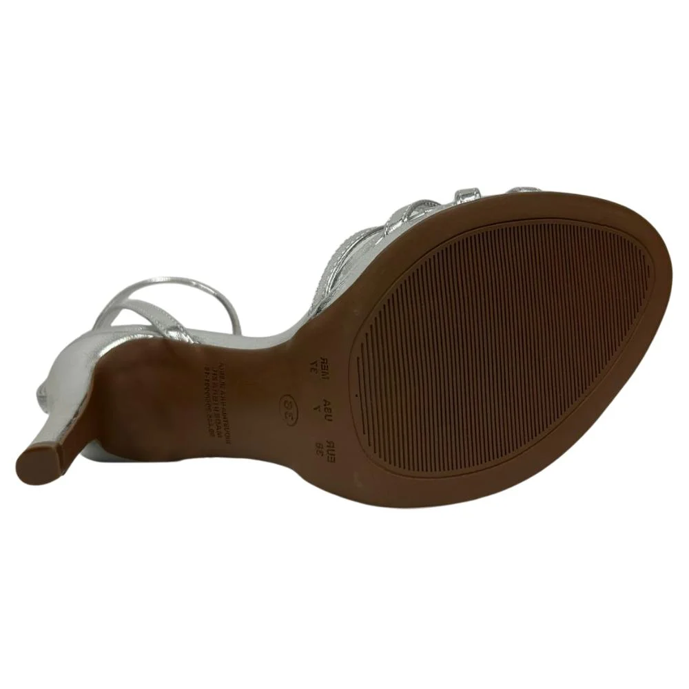 SANDÁLIA BEBECÊ SALTO FINO REF:T7821-202 FEMININO Prata 5