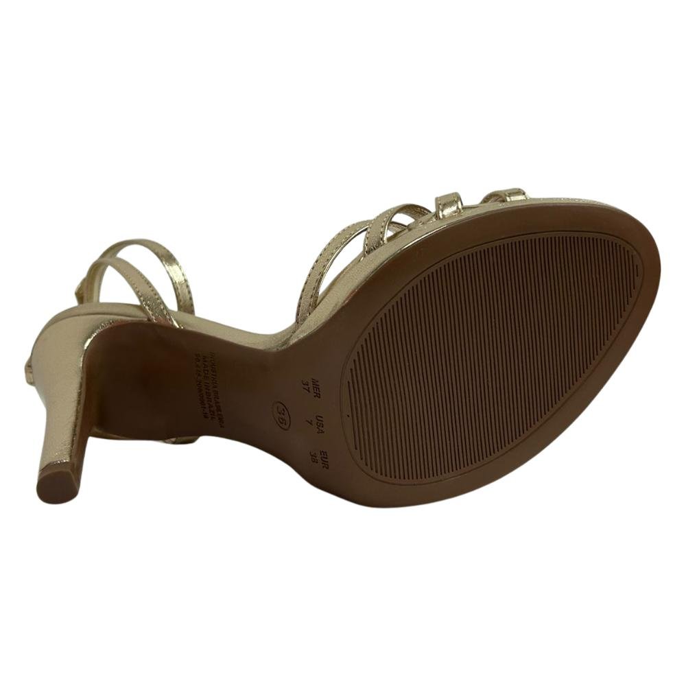 SANDÁLIA BEBECÊ SALTO FINO REF:T7821-202 FEMININO Dourado 5