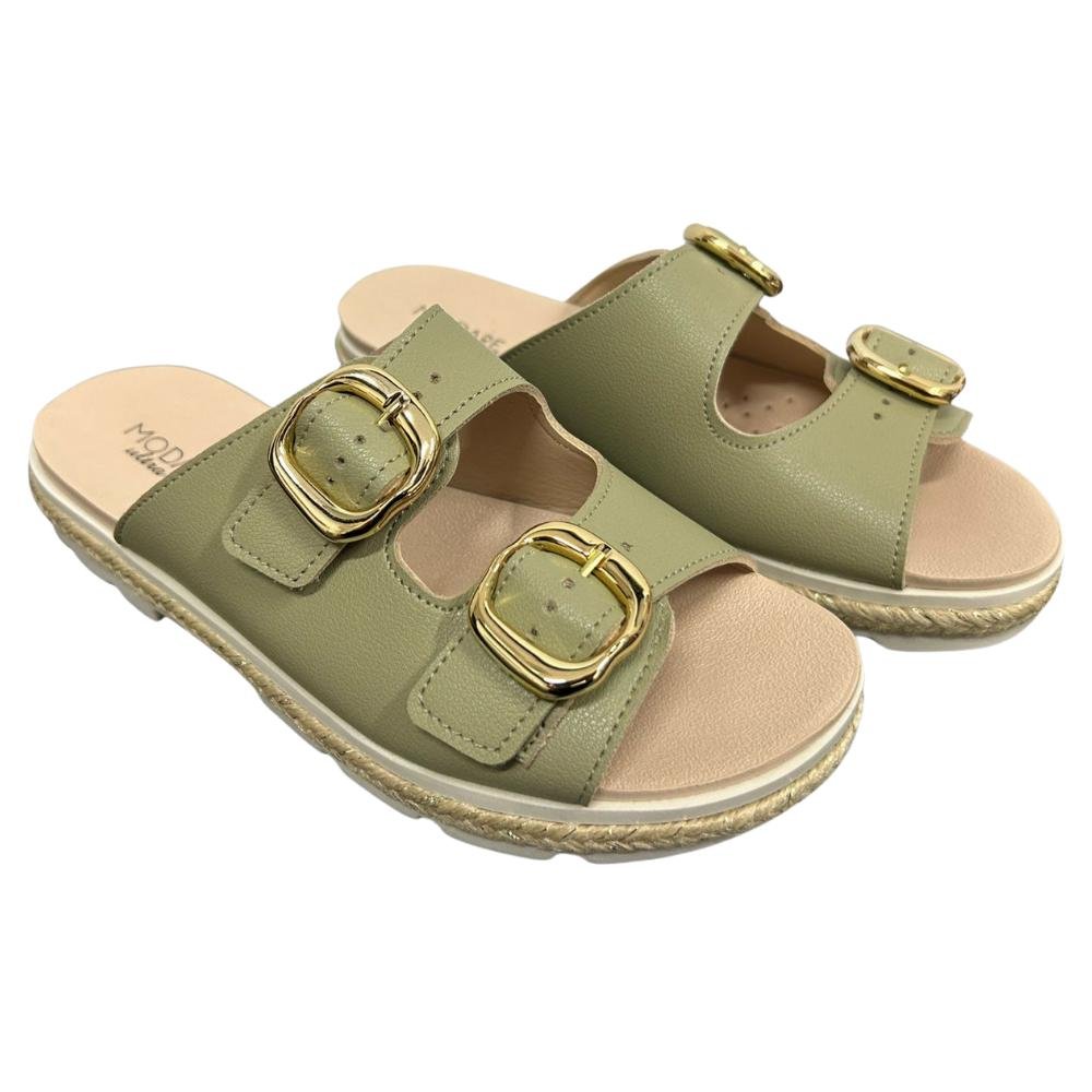 TAMANCO MODARE SALTO BAIXO REF:7132.257 FEMININO Verde 3