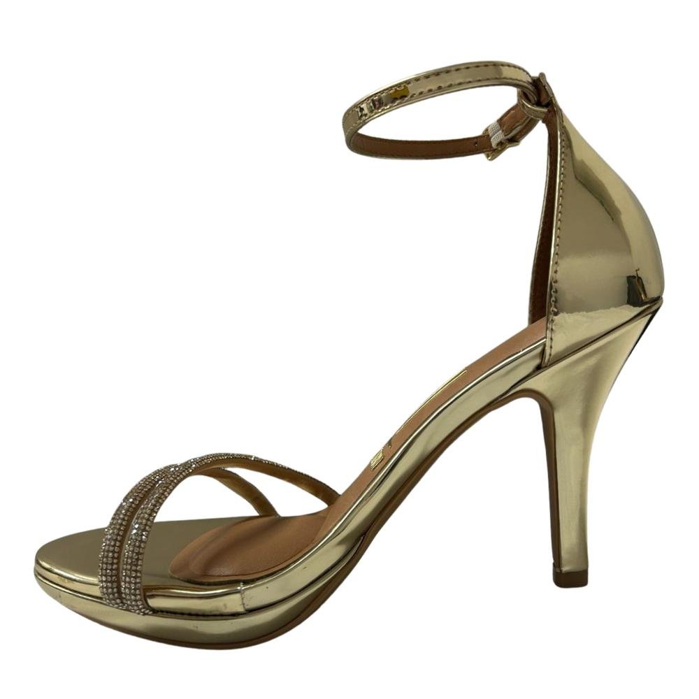 SANDÁLIA VIZZANO SALTO FINO REF:6210.1063 FEMININO Dourado 2