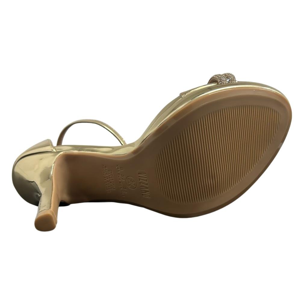 SANDÁLIA VIZZANO SALTO FINO REF:6210.1063 FEMININO Dourado 5