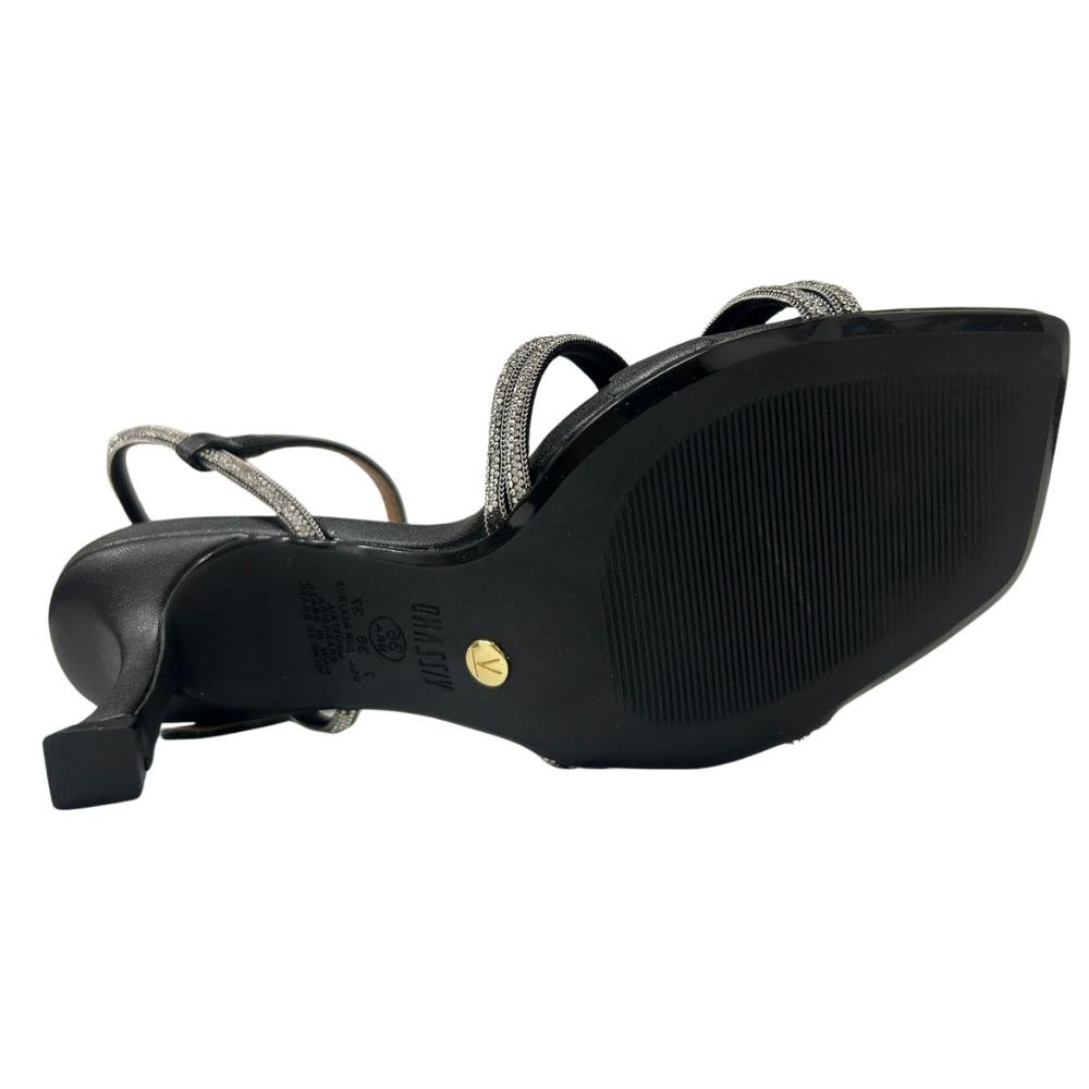 SANDÁLIA VIZZANO SALTO TAÇA REF:6536.105 FEMININO Preto 5