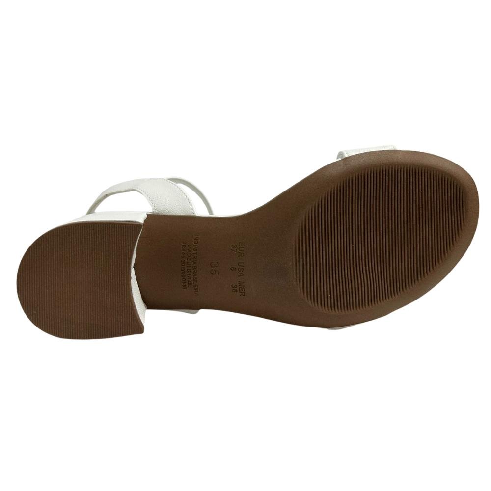 SANDÁLIA BEBECÊ CASUAL REF:T5238-438 FEMININO Branco 5