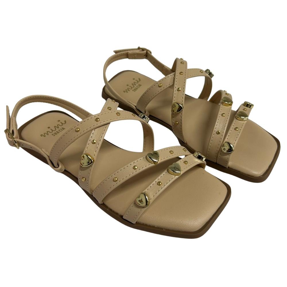 SANDÁLIA MINI SUA CIA TIRAS REF: 9185.52106 MENINA Bege 3