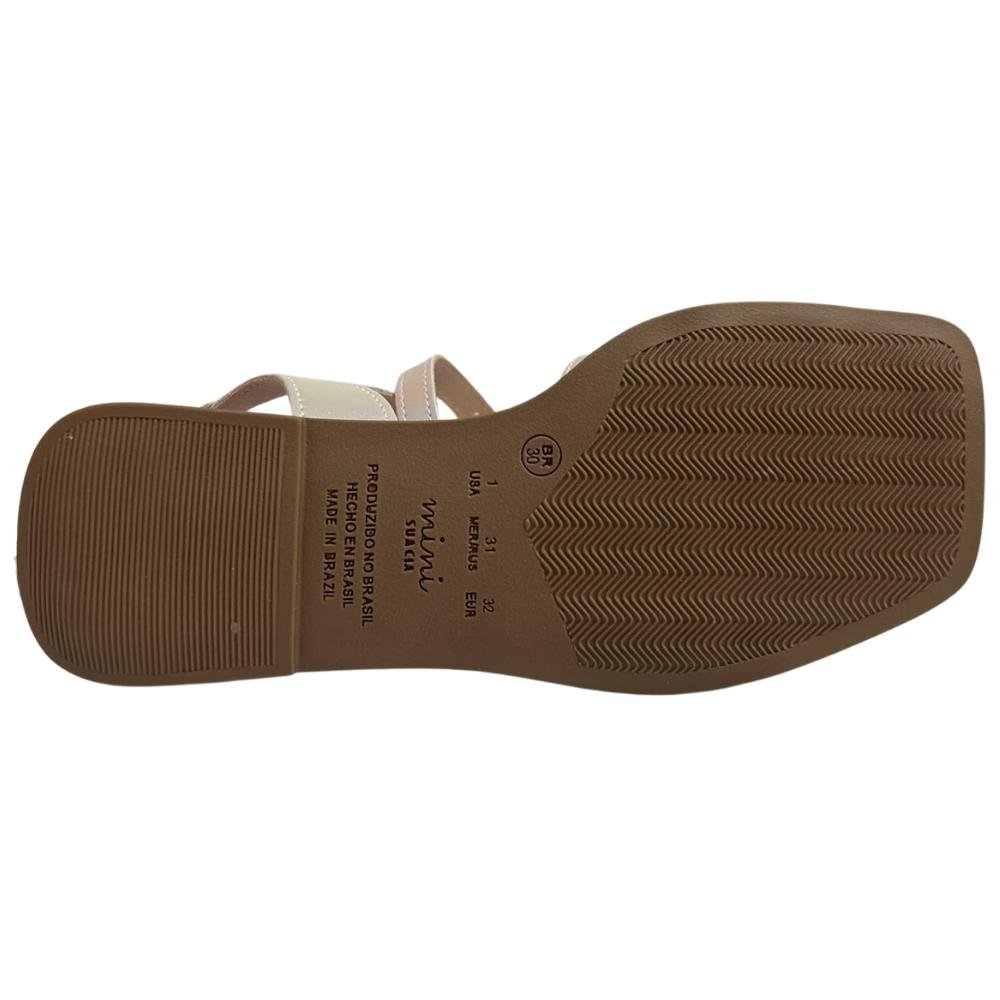 SANDÁLIA MINI SUA CIA FIVELA REF:9185.52107 MENINA Bege 5