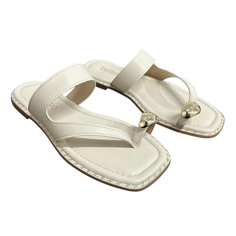 TAMANCO BEIRA RIO SALTO BAIXO REF: 8506.209 FEMININO Off White 3