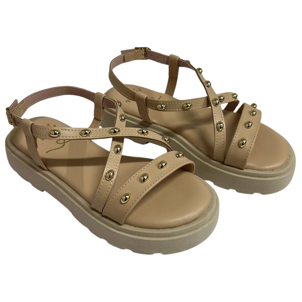 SANDÁLIA MINI SUA CIA FIVELA REF:9161.52141 MENINA Bege 3