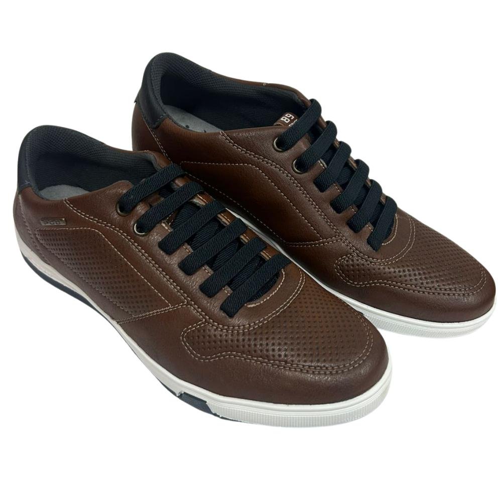 SAPATÊNIS PEGADA CASUAL REF: 170428 MASCULINO Marrom 3