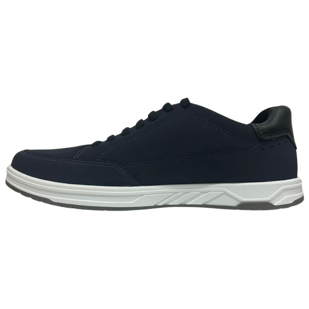 SAPATÊNIS PEGADA CADARÇO ELÁSTICO REF:172002 MASCULINO Preto