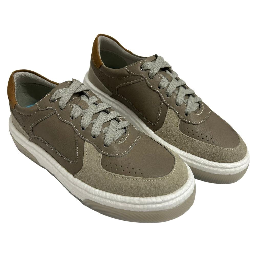 SAPATÊNIS DEMOCRATA CADARÇO REF:623101 MASCULINO Cinza 3