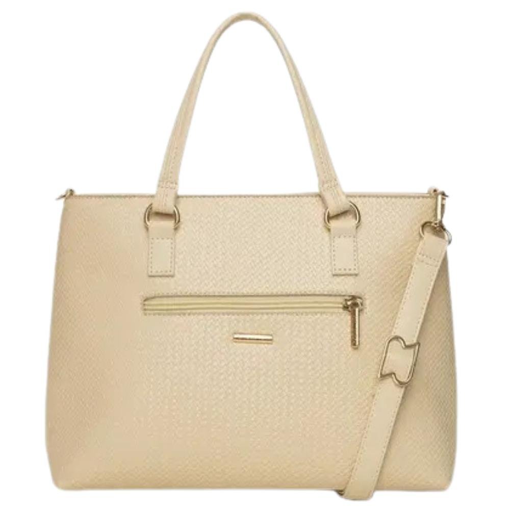 BOLSA RAFITTHY ALÇA REGULÁVEL REF:28.16180 FEMININO Bege 3