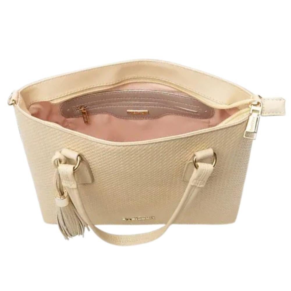 BOLSA RAFITTHY ALÇA REGULÁVEL REF:28.16180 FEMININO Bege 4