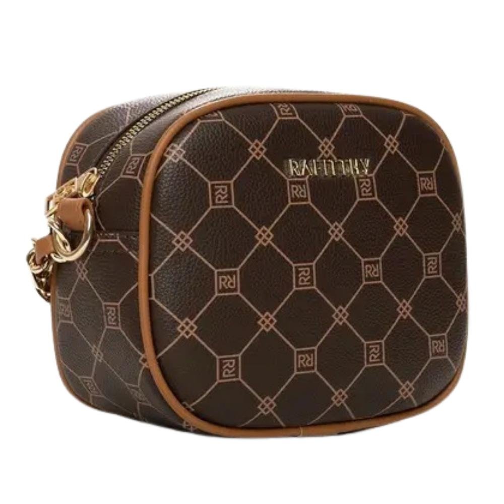 BOLSA RAFITTHY ARREDONDADA REF: 28.16303 FEMININO Marrom 2