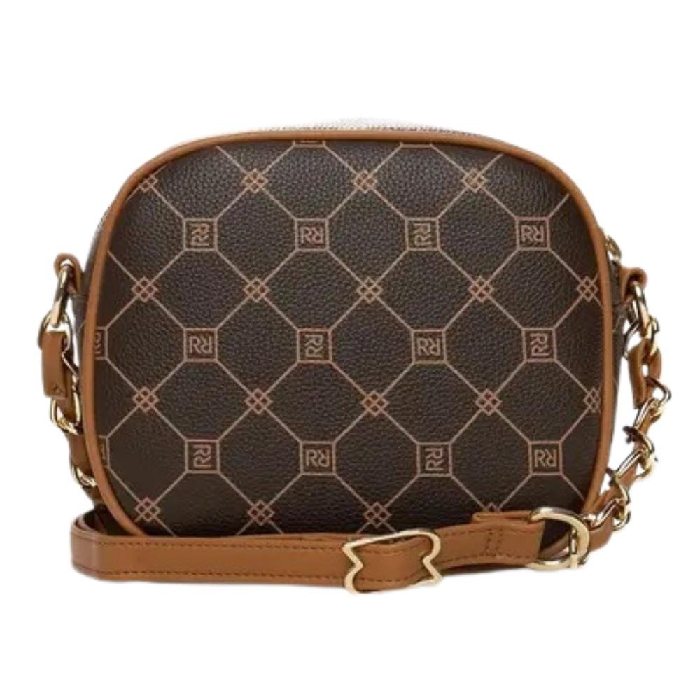 BOLSA RAFITTHY ARREDONDADA REF: 28.16303 FEMININO Marrom 3