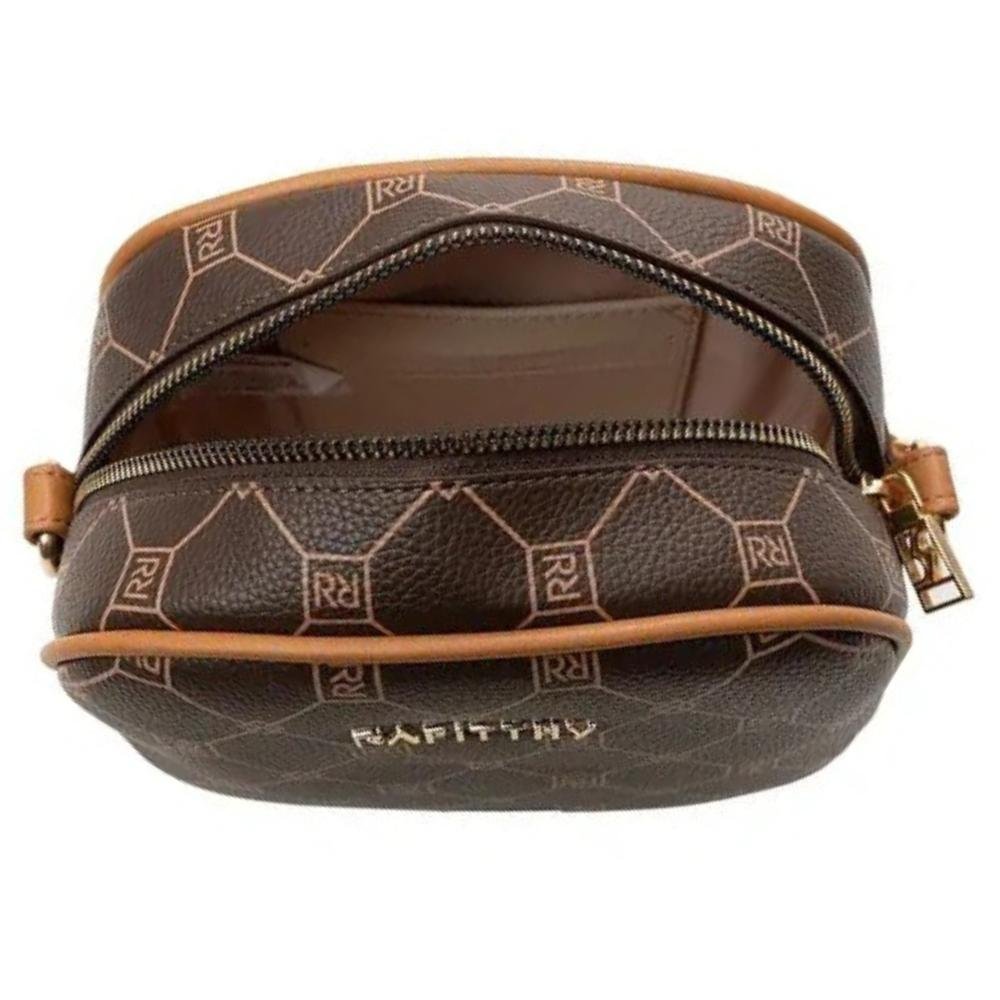 BOLSA RAFITTHY ARREDONDADA REF: 28.16303 FEMININO Marrom 4