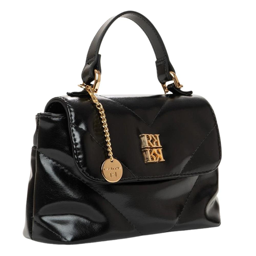 BOLSA RAFITTHY ALÇA DE MÃO REF:28.16330 FEMININO Preto 2