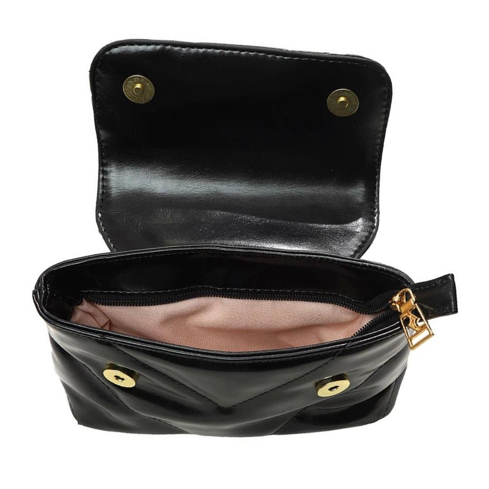 BOLSA RAFITTHY ALÇA DE MÃO REF:28.16330 FEMININO Preto 4
