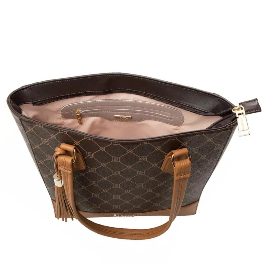 BOLSA RAFITTHY ALÇA DE OMBRO REF:28.16179 FEMININO Marrom 3