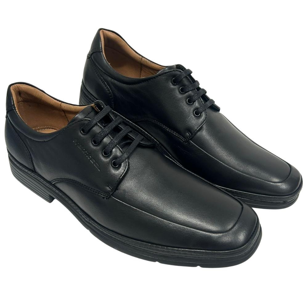 SAPATO ANATOMIC GEL ULTRA LEVE CADARÇO REF:8621 MASCULINO Preto 3