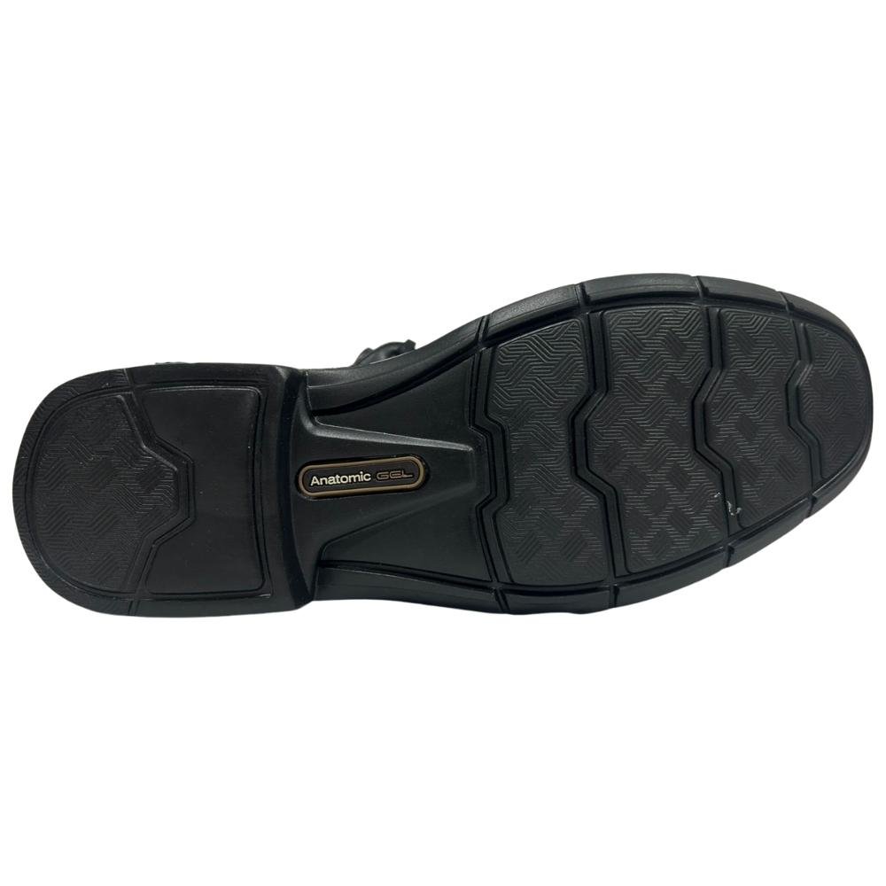 SAPATO ANATOMIC GEL ULTRA LEVE CADARÇO REF:8621 MASCULINO Preto 5