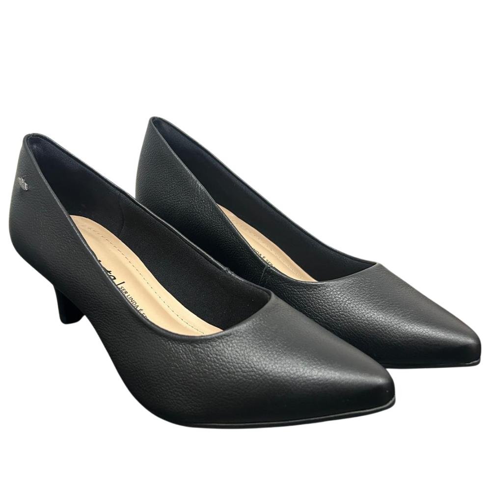 SAPATO DAKOTA SALTO BAIXO REF:F9381 FEMININO Preto 3