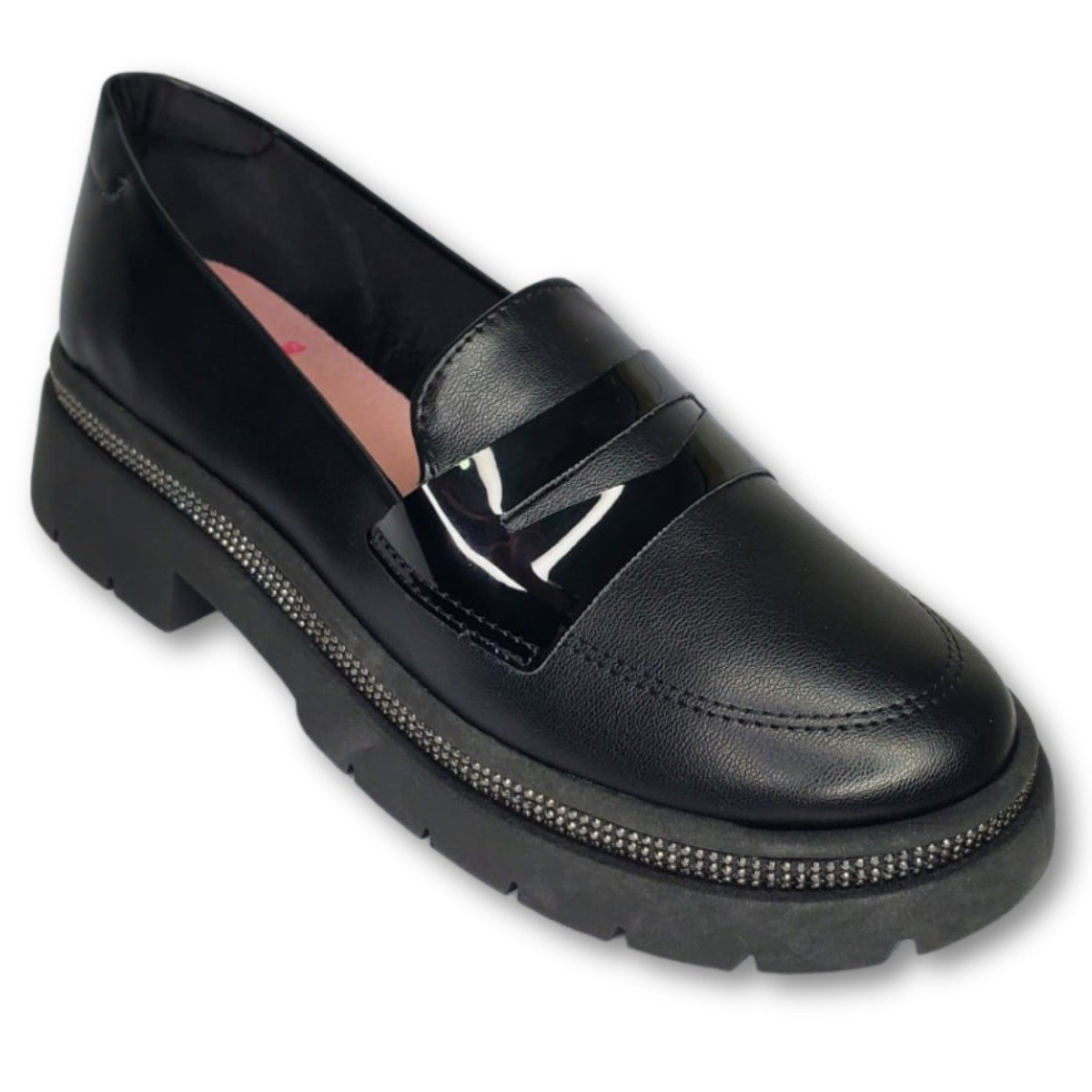 Sapato Molekinha Feminino Infantil 2576.201 Napa Turim Preto Preto 1