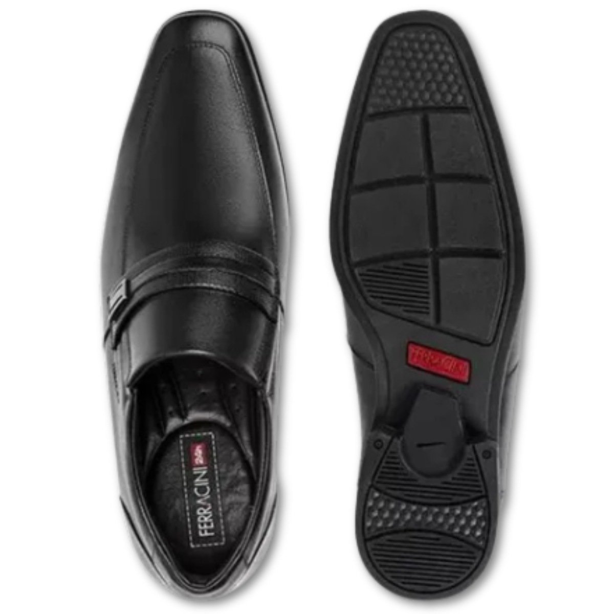 Sapato Masculino Adulto Social Ferracini 4462 Preto 4