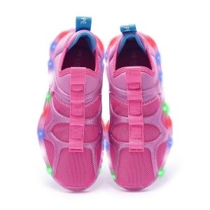 Tenis Infantil Feminino Bubble Led com Luzinha Led Menina Rosa 3