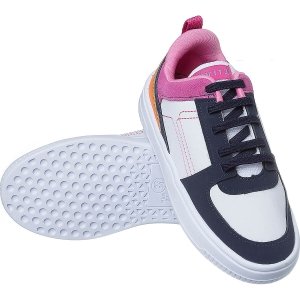 Tenis Infantil Feminino Cano Baixo Casual Vitz Confortavel  Azul 4