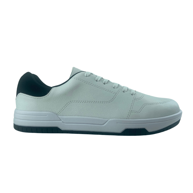 Sapato BRsport Casual Napa Vermont Neo/Camurção Branco/Preto Branco