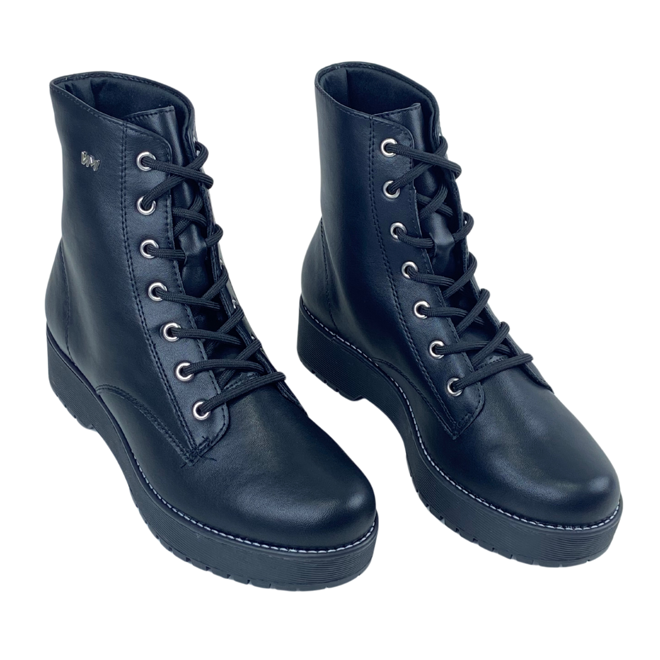 Bota Via Marte Coturno Napa Montana Preto Feminina Preto 2