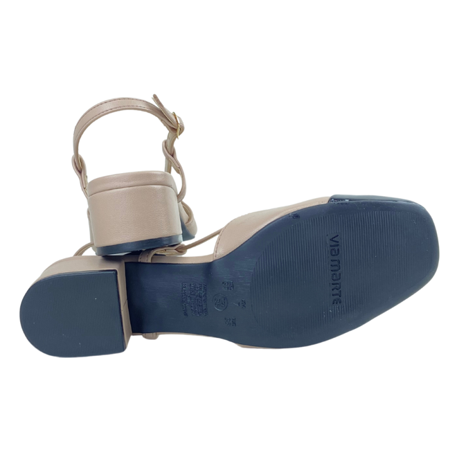 Sapato Via Marte Verniz/Napa Casual Preto/Creme Feminino Bege 3