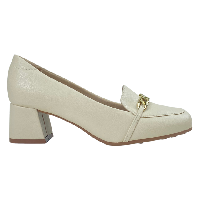 Sapato Modare Napa Floather Nature Creme Feminino Bege 1