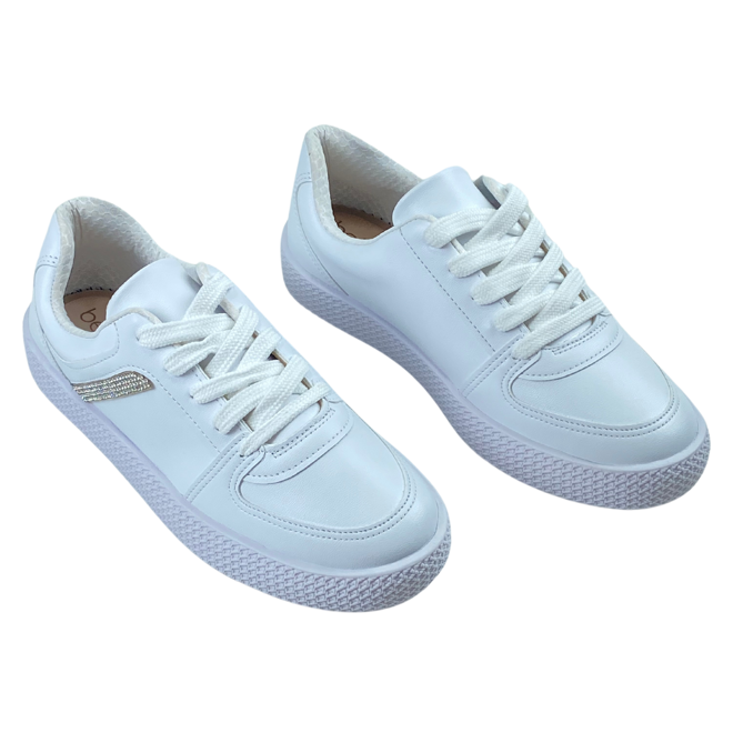 Sapato Casual Beira Rio Napa Turim Branco Feminino Branco 2