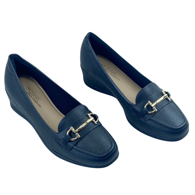 Sapato Modare Napa Floather Nature Preto Feminino Preto 2
