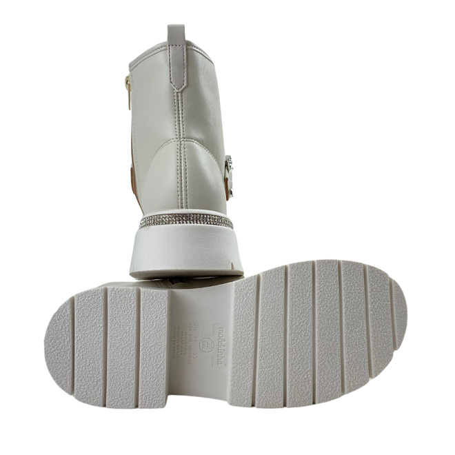 Bota Molekinha Napa Berlim/Milano Branco Off Infantil Feminina Branco 3