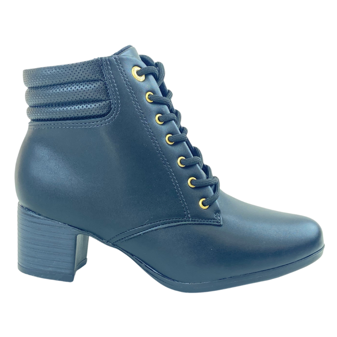 Bota Modare Napa Berlim Micro Perfuros Galy Pelo Preto Feminina Preto 1