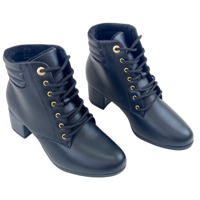 Bota Modare Napa Berlim Micro Perfuros Galy Pelo Preto Feminina Preto 2