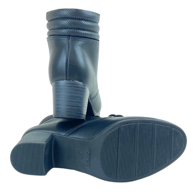 Bota Modare Napa Berlim Micro Perfuros Galy Pelo Preto Feminina Preto 3